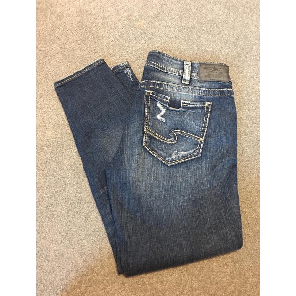 Silver Jeans Co. Suki Mid ankle Skinny. W30/L26.